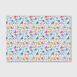 Холст прямоугольный Хоккей, цвет: 3D-принт — фото 2