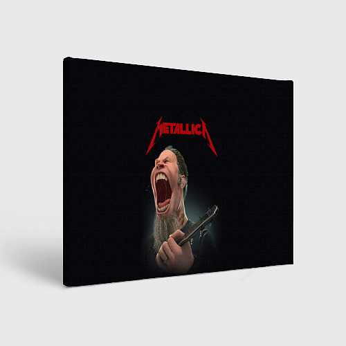 Картина прямоугольная James Alan Hetfield METALLICA Z / 3D-принт – фото 1