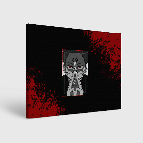 Картина прямоугольная МАГИЧЕСКАЯ БИТВА SUKUNA / 3D-принт – фото 1