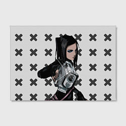 Холст прямоугольный Риэл Мэйер из Эрго Прокси, цвет: 3D-принт — фото 2