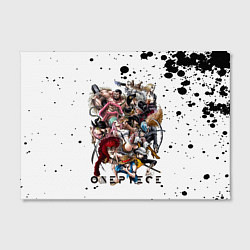 Холст прямоугольный Пираты One Piece Большой куш, цвет: 3D-принт — фото 2