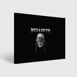 Холст прямоугольный Megadeth, цвет: 3D-принт