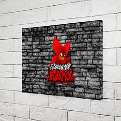 Холст прямоугольный Friday Night Funkin TrickyWall, цвет: 3D-принт — фото 2