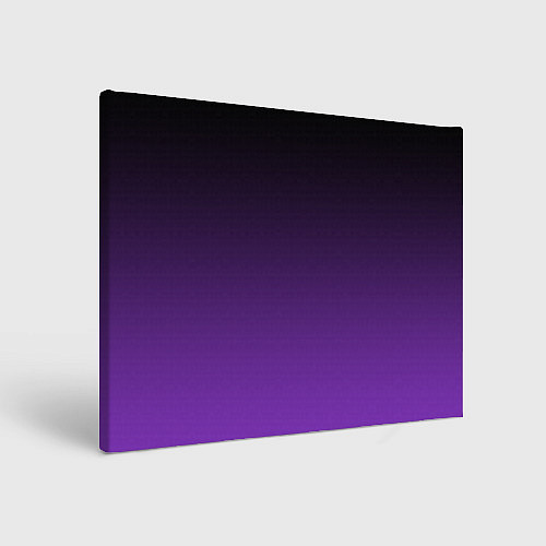 Картина прямоугольная Ночной градиент Фиолетовый / 3D-принт – фото 1