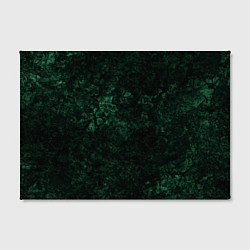 Холст прямоугольный Темно-зеленый мраморный узор, цвет: 3D-принт — фото 2