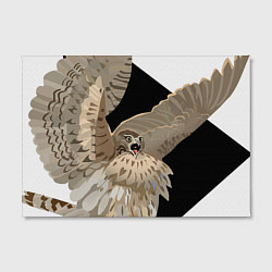 Холст прямоугольный Орёл в шоке, цвет: 3D-принт — фото 2