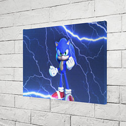 Холст прямоугольный SONIC СОНИК СИНИЙ ЁЖ Z, цвет: 3D-принт — фото 2