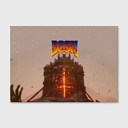 Холст прямоугольный DOOM ДУМ Z, цвет: 3D-принт — фото 2
