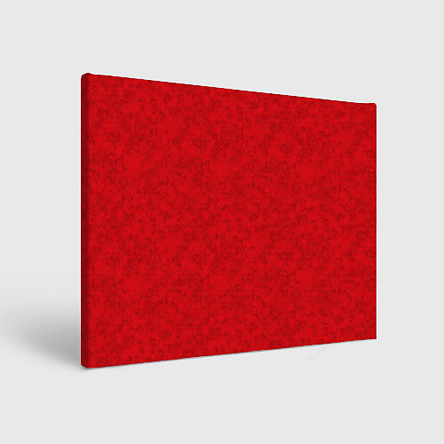 Картина прямоугольная Ярко-красный мраморный узор / 3D-принт – фото 1