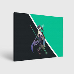 Холст прямоугольный XIAO СЯО ГЕНШИН, цвет: 3D-принт