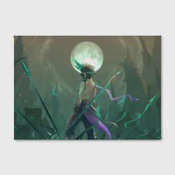 Холст прямоугольный XIAO СЯО ПОЛНОЛУНИЕ, цвет: 3D-принт — фото 2
