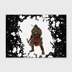 Холст прямоугольный ASSASSINS CREED VALHALLA спина Z, цвет: 3D-принт — фото 2