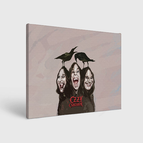 Картина прямоугольная Ozzy Osbourne / 3D-принт – фото 1