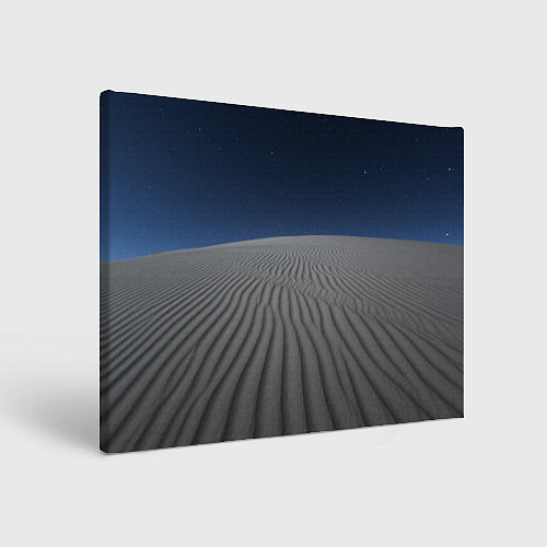 Картина прямоугольная Пустыня дюна песок ночь / 3D-принт – фото 1