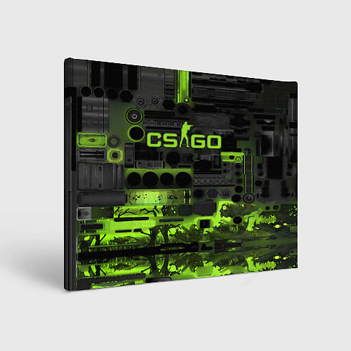 Картина прямоугольная VIRUS ВИРУС CS / 3D-принт – фото 1