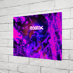 Холст прямоугольный MUSIC ROBLOX РОБЛОКС Z, цвет: 3D-принт — фото 2