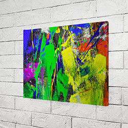 Холст прямоугольный Брызги красок Grunge Paints, цвет: 3D-принт — фото 2
