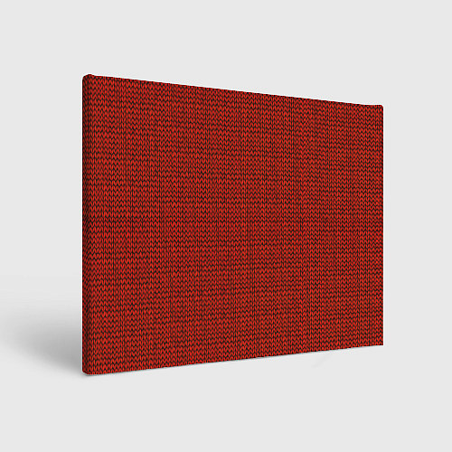 Картина прямоугольная Красная вязь / 3D-принт – фото 1