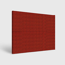Холст прямоугольный Красная вязь, цвет: 3D-принт
