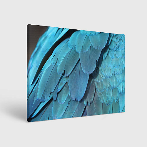 Картина прямоугольная Перья попугая / 3D-принт – фото 1