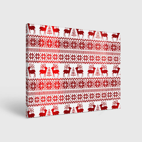 Картина прямоугольная Зимний лес / 3D-принт – фото 1