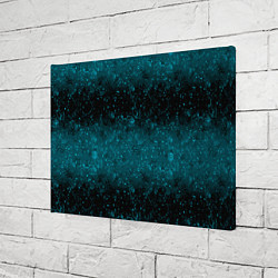 Холст прямоугольный Черно-синие блестки, цвет: 3D-принт — фото 2