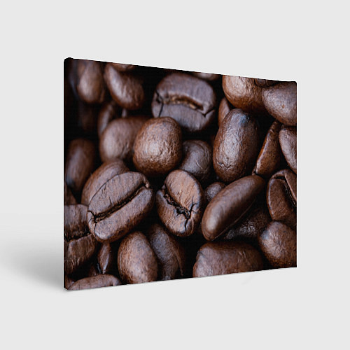 Картина прямоугольная Кофейные зёрна / 3D-принт – фото 1