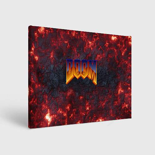 Картина прямоугольная DOOM ДУМ Z / 3D-принт – фото 1