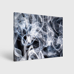 Холст прямоугольный Графика дыма, цвет: 3D-принт