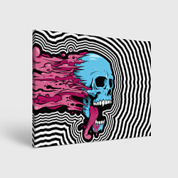 Картина прямоугольная Летящий череп