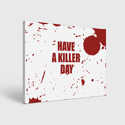 Картина прямоугольная Blood have a killer day Dexter