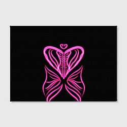 Холст прямоугольный Бабочка любви, цвет: 3D-принт — фото 2