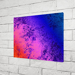 Холст прямоугольный Абстрактный пурпурно-синий, цвет: 3D-принт — фото 2