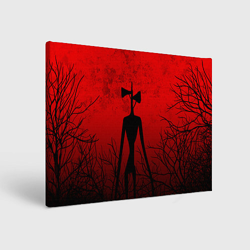 Картина прямоугольная СИРЕНОГОЛОВЫЙ В ТЁМНОМ ЛЕСУ / 3D-принт – фото 1