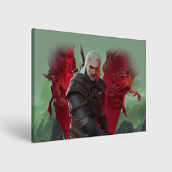 Картина прямоугольная ВЕДЬМАК THE WITCHER ГЕРАЛЬТ С МЕЧОМ