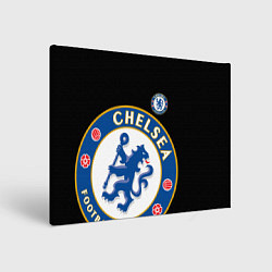 Холст прямоугольный ЧЕЛСИ CHELSEA BIG LOGO, цвет: 3D-принт