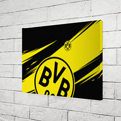 Холст прямоугольный BORUSSIA BVB 09 LOGO, цвет: 3D-принт — фото 2