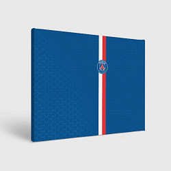 Холст прямоугольный PSG SPORT STRIPES UNIFORM, цвет: 3D-принт