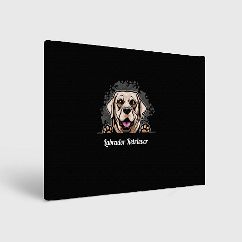 Картина прямоугольная Лабрадор-Ретривер Labrador Retriever / 3D-принт – фото 1