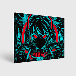 Картина прямоугольная Мику Хацунэ Hatsune Miku