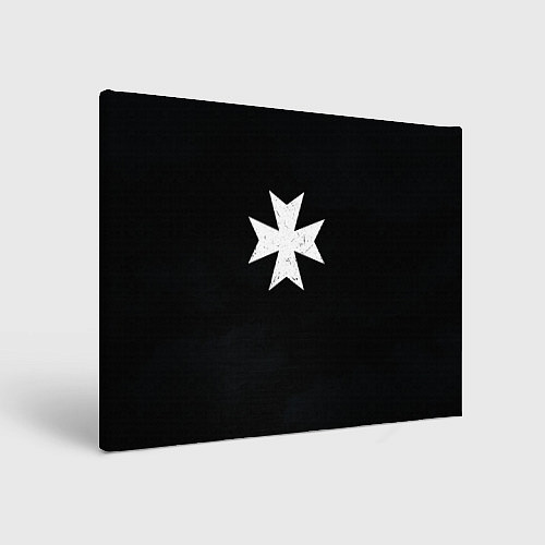 Картина прямоугольная Черные Храмовники раскраска доспеха / 3D-принт – фото 1