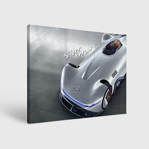 Картина прямоугольная Mercedes-Benz EQ Silver Arrow Concept / 3D-принт – фото 1