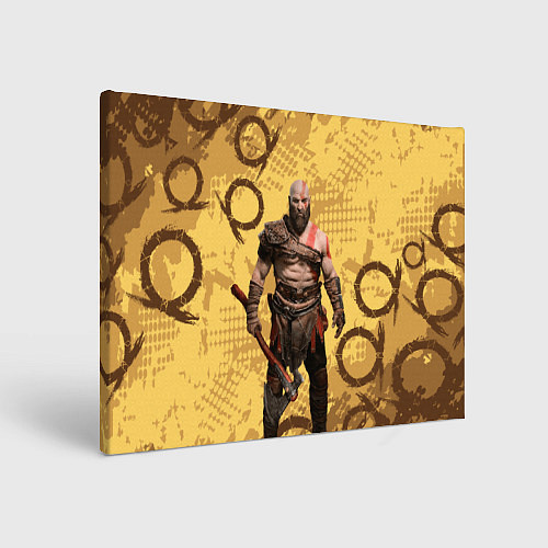 Картина прямоугольная God of War Kratos Год оф Вар Кратос / 3D-принт – фото 1