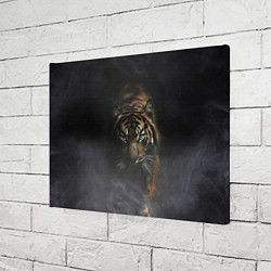 Холст прямоугольный Тигр в тумане, цвет: 3D-принт — фото 2