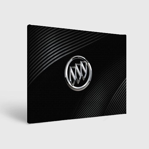 Картина прямоугольная Buick Black wave background / 3D-принт – фото 1
