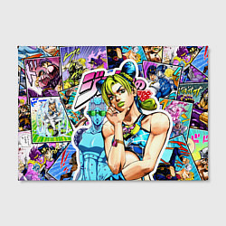 Холст прямоугольный JoJos Bizarre Adventure - Джолин Кудзё, цвет: 3D-принт — фото 2