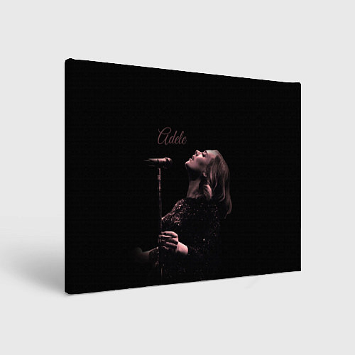Картина прямоугольная Песнь Адель / 3D-принт – фото 1