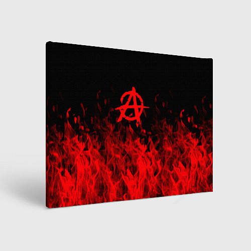 Картина прямоугольная Гражданская оборона пламя / 3D-принт – фото 1