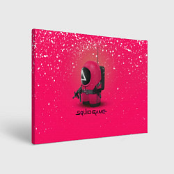 Холст прямоугольный Among Us x Squid Game, цвет: 3D-принт