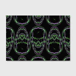 Холст прямоугольный Skulls vanguard pattern 2077, цвет: 3D-принт — фото 2